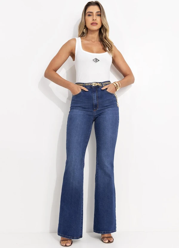 Colcci Jeans - Regata Canelada Off White 3
