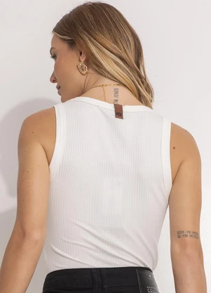 Colcci - Regata Canelada Off White - COLCCI