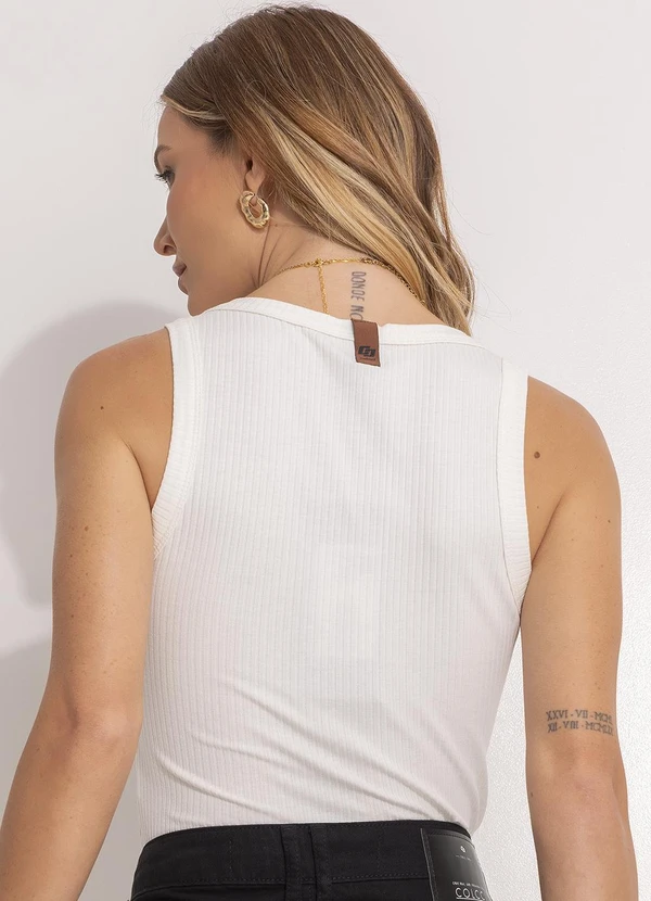 Colcci - Regata Canelada Off White 2