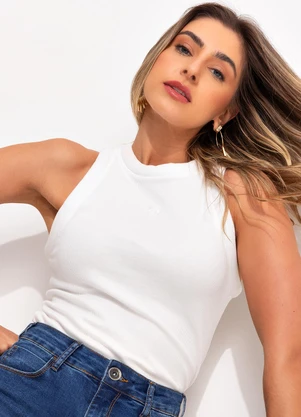 Colcci - Regata Canelada Off White - COLCCI