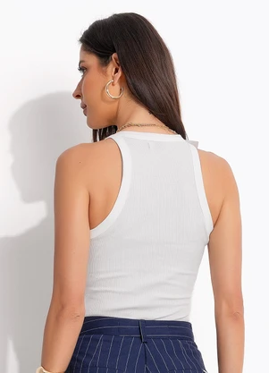 Colcci - Regata Canelada Off White - COLCCI