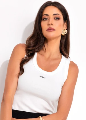 Colcci - Regata Canelada Off White - COLCCI