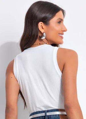 Colcci - Regata Canelada Off White - COLCCI