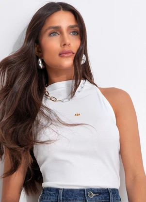 Colcci - Regata Canelada Off White - COLCCI