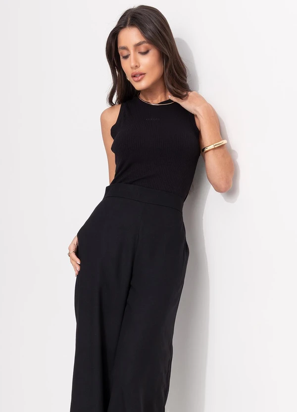 Colcci - Regata Canelada Preto 7