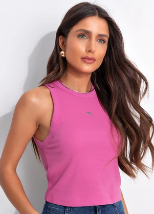 Colcci - Regata Canelada Rosa - COLCCI