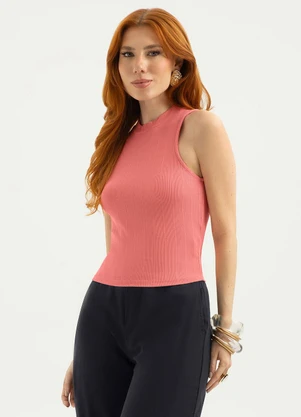 Cativa - Regata Canelada Rosa - CATIVA