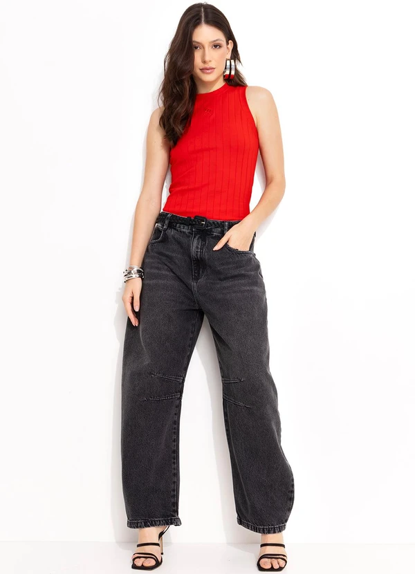 Colcci - Regata Canelada Vermelho 3