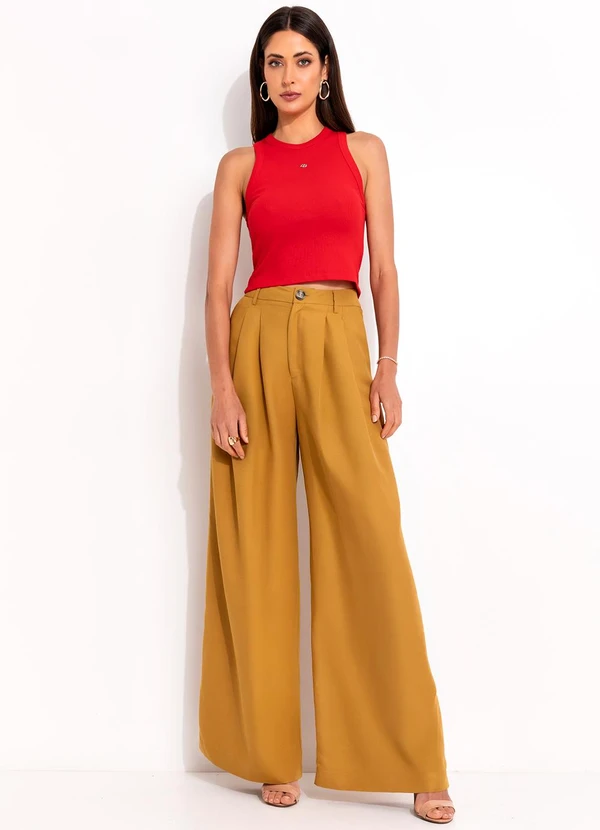 Colcci - Regata Canelada Vermelho 3