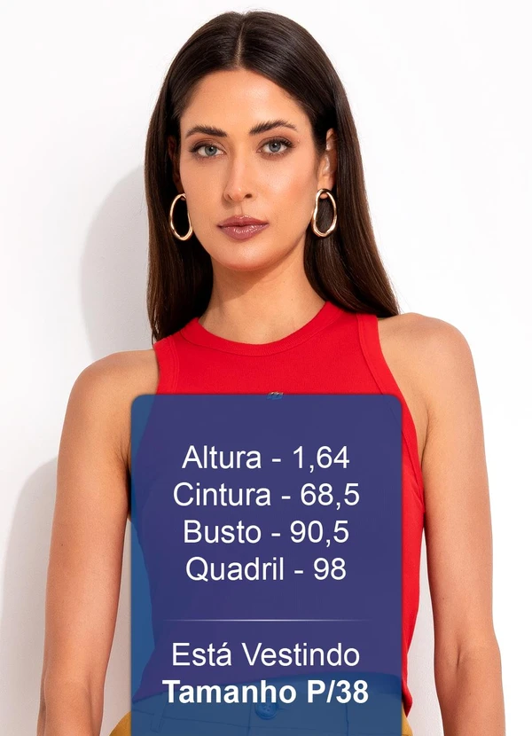 Colcci - Regata Canelada Vermelho 5