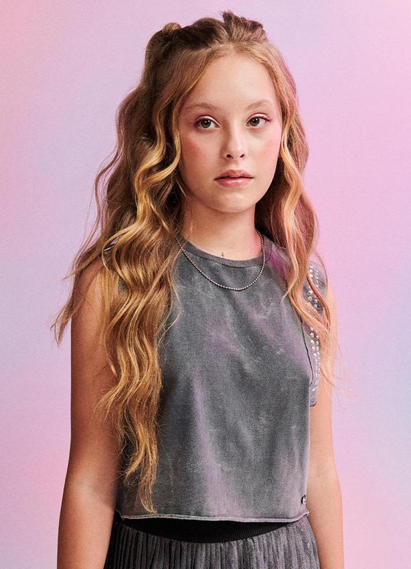 I Am - Regata Cinza de Festa Cinza