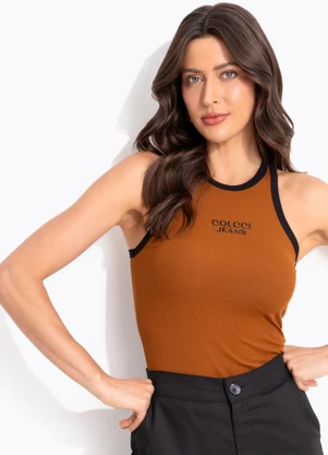 Colcci Jeans - Regata Cj Marrom - COLCCI JEANS