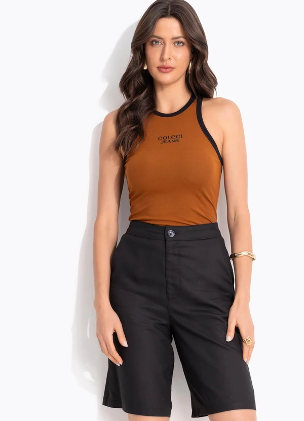 Colcci Jeans - Regata Cj Marrom 4