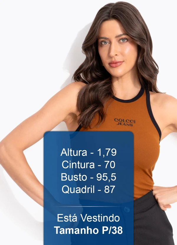 Colcci Jeans - Regata Cj Marrom 5