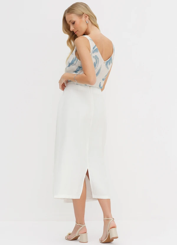 Principessa - Regata com Alça em Viscose Estampada Manu 4