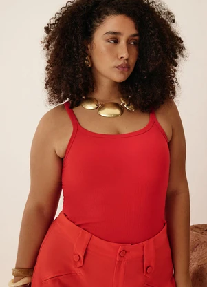 Elegance - Regata com Debrum na Cava Vermelho Spice - ELEGANCE
