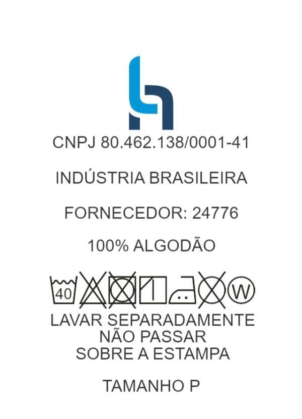 Outlet - Regata com Estampa Branca 5