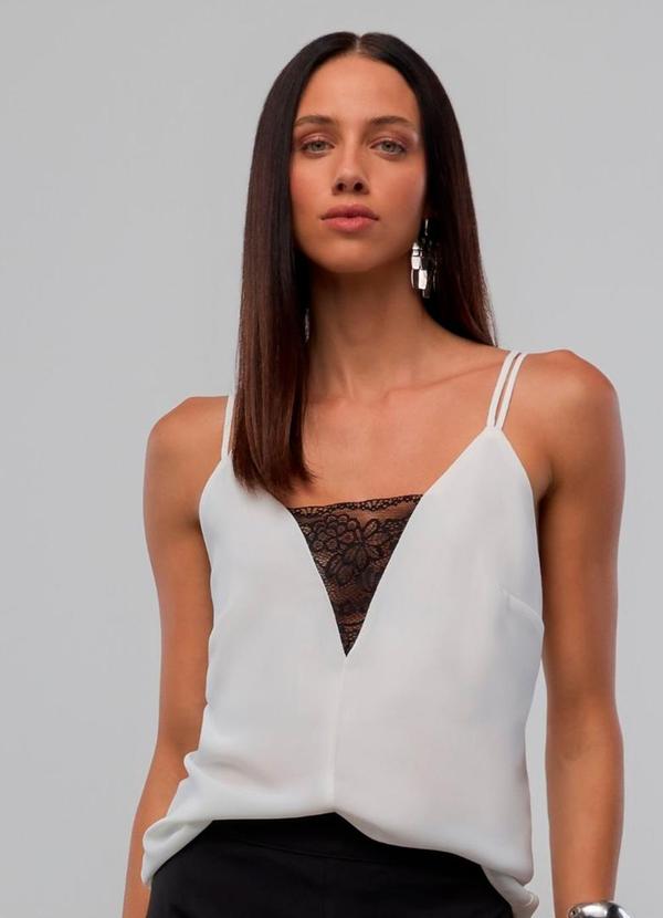 Carlota Costa - Regata com Renda Branco