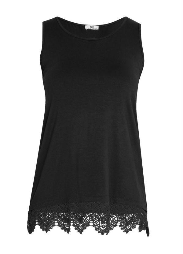 Outlet - Regata com Renda Guipir Preta 4