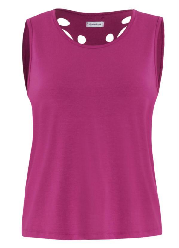 Quintess - Regata com Vazados nas Costas Pink 5