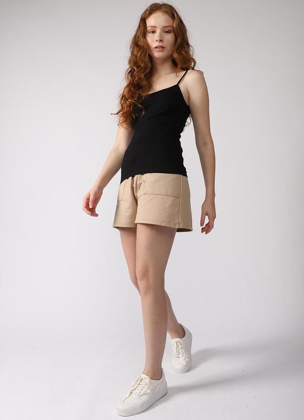 Basicamente - Regata Comfort Feminina Preto 2