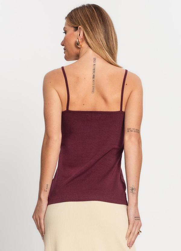 Rovitex - Regata Cotton Básica Feminina Kohmar Vermelho 2