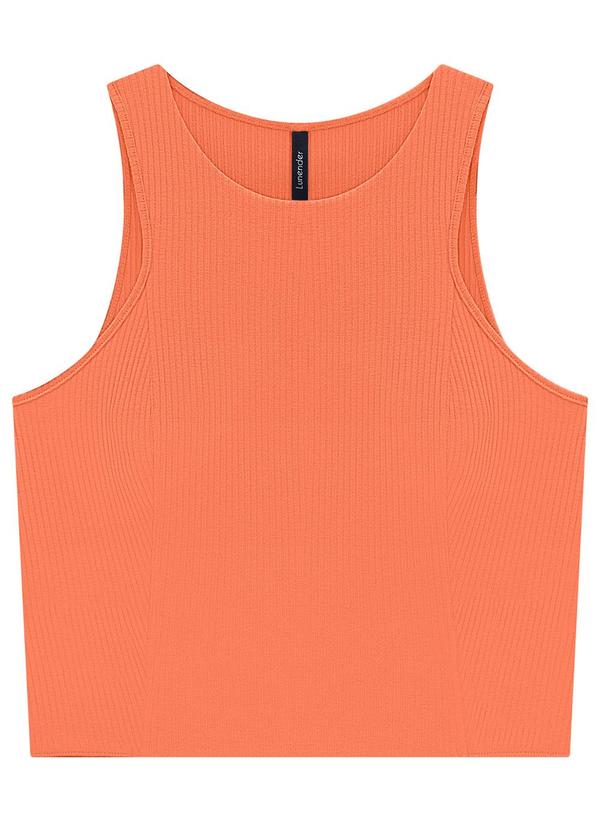 Lunender - Regata Cropped Canelada Halter Neck Salmao 5