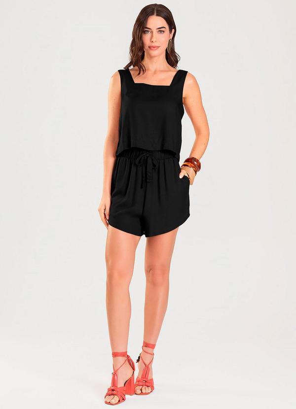 Dianna - Regata Cropped Feminina Preto 3