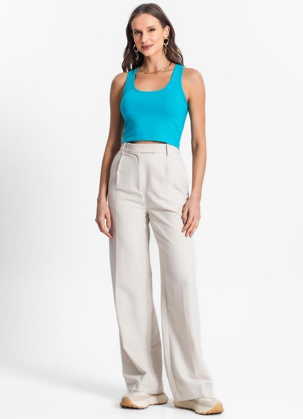 Endless - Regata de Cotton Leve Feminino Azul 3