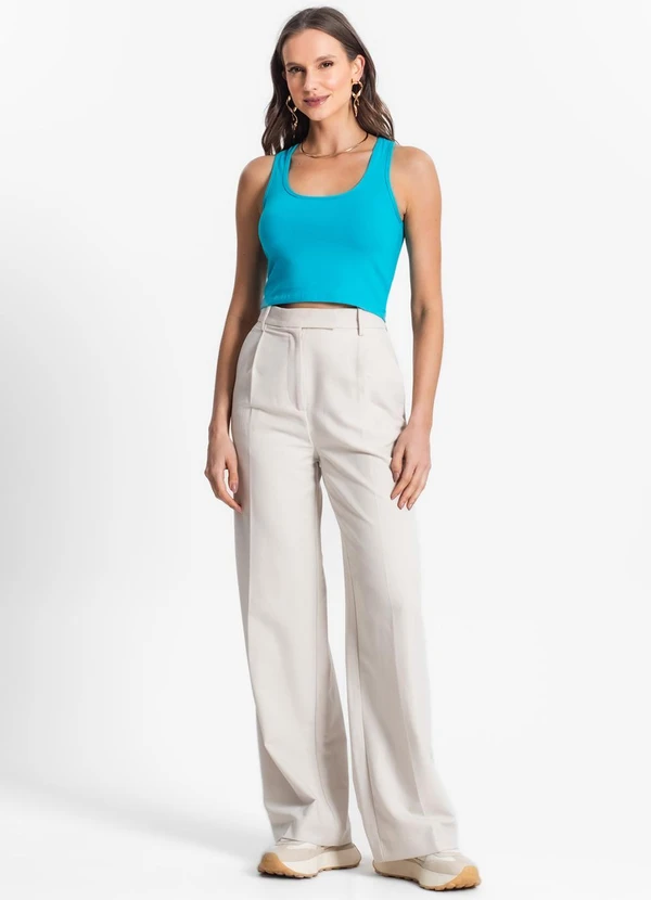 Endless - Regata de Cotton Leve Feminino Azul 3