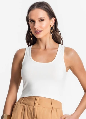 Endless - Regata de Cotton Leve Feminino Bege - ENDLESS