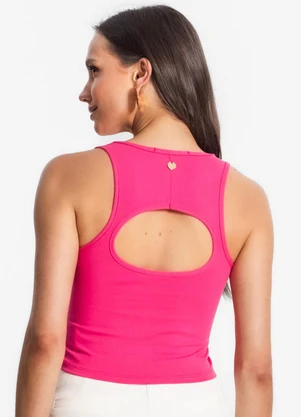 Endless - Regata de Cotton Leve Feminino Rosa - ENDLESS