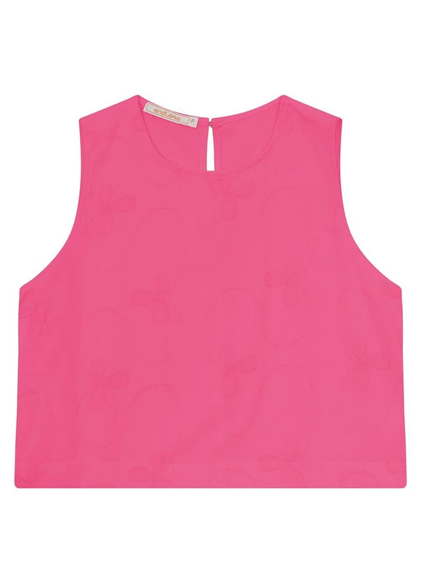 Endless - Regata de Linho Feminina Rosa 5