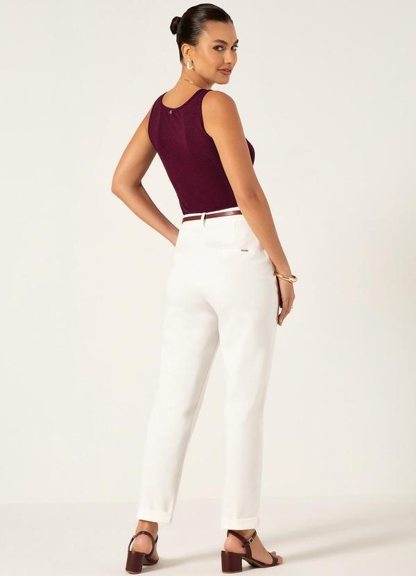 Principessa - Regata de Malha Canelada Danusa Vinho 4