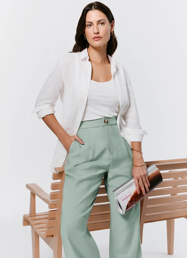 Principessa - Regata de Malha Canelada Off White Danusa 6