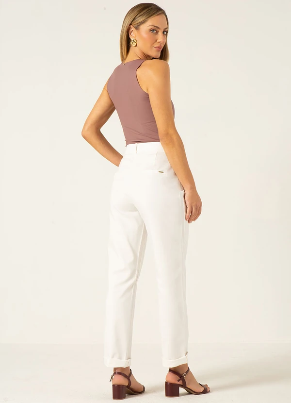 Principessa - Regata de Malha em Poliamida Malva Acinzentado Jany 4