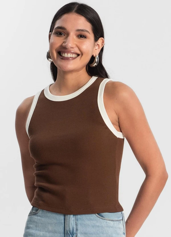 Rovitex - Regata de Ribana Feminina Marrom