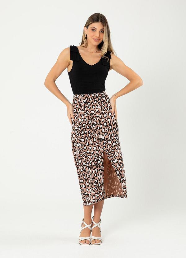 Cativa - Regata Decote V em Viscose Preto 4