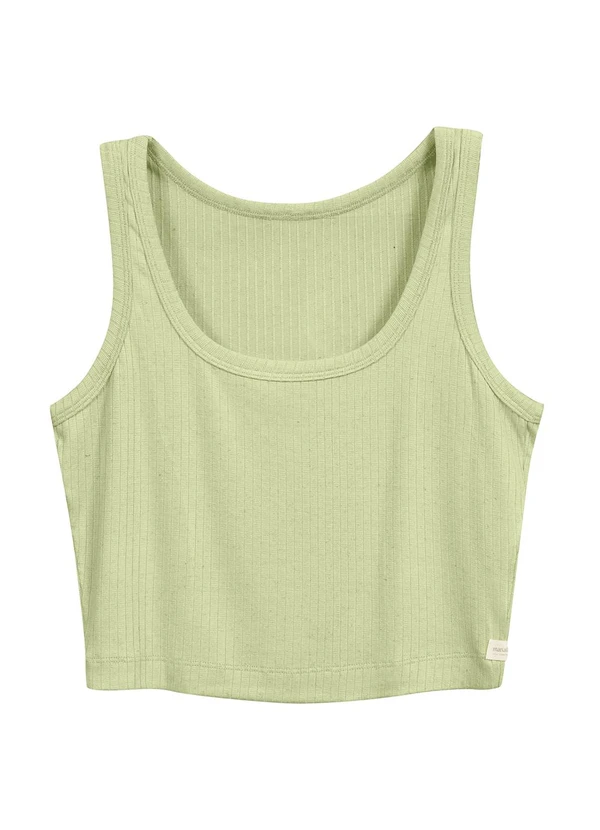 Marialícia - Regata Duas Formas de Uso Comfy Verde