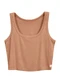 Marialícia - Regata Duas Formas de Uso Comfy Bege - variação: Marrom