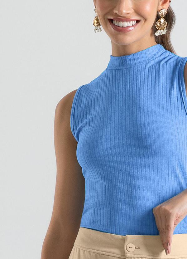 Cativa - Regata em Canelado Azul 3