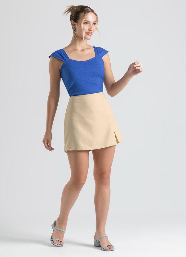 Cativa - Regata em Canelado Azul 4