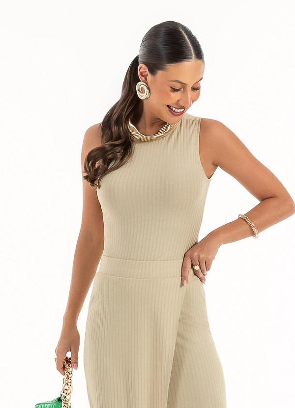 Habana - Regata em Canelado Bege