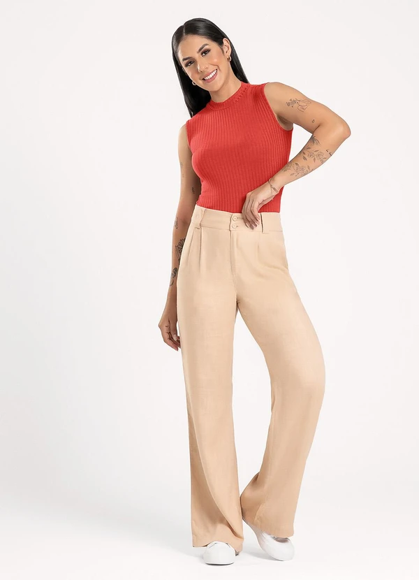 Cativa - Regata em Canelado Laranja 2