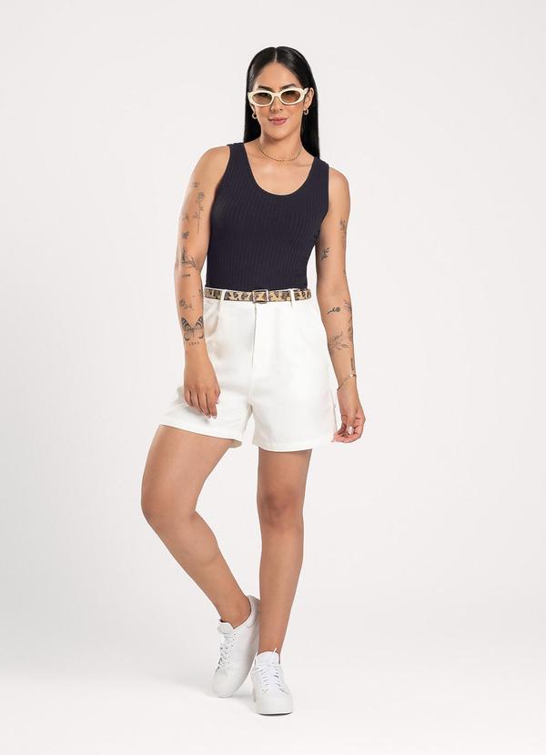 Cativa - Regata em Canelado Preto 3