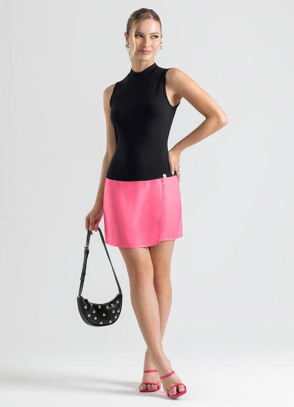 Cativa - Regata em Canelado Preto 4