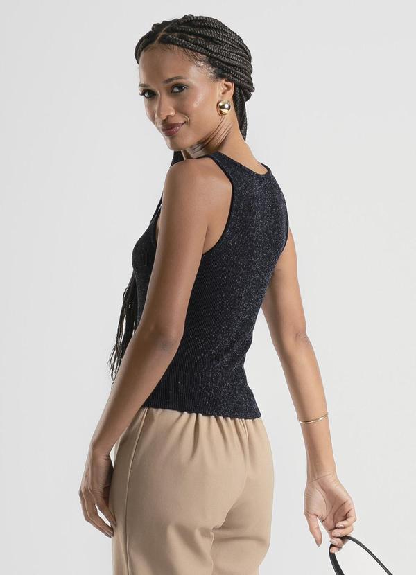 Cativa - Regata em Canelado Preto 2