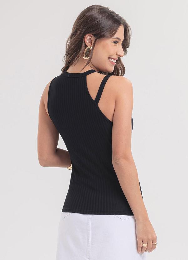 Habana - Regata em Canelado Preto 2