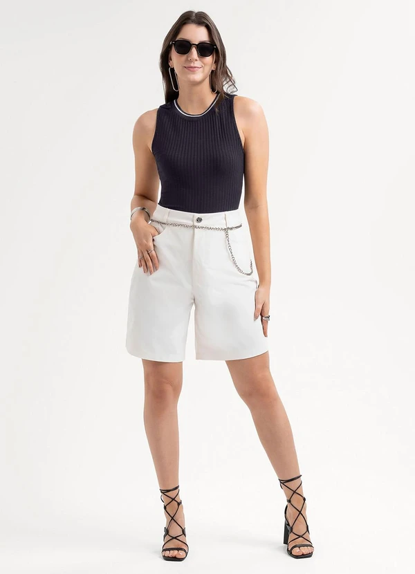 Habana - Regata em Canelado Preto 3