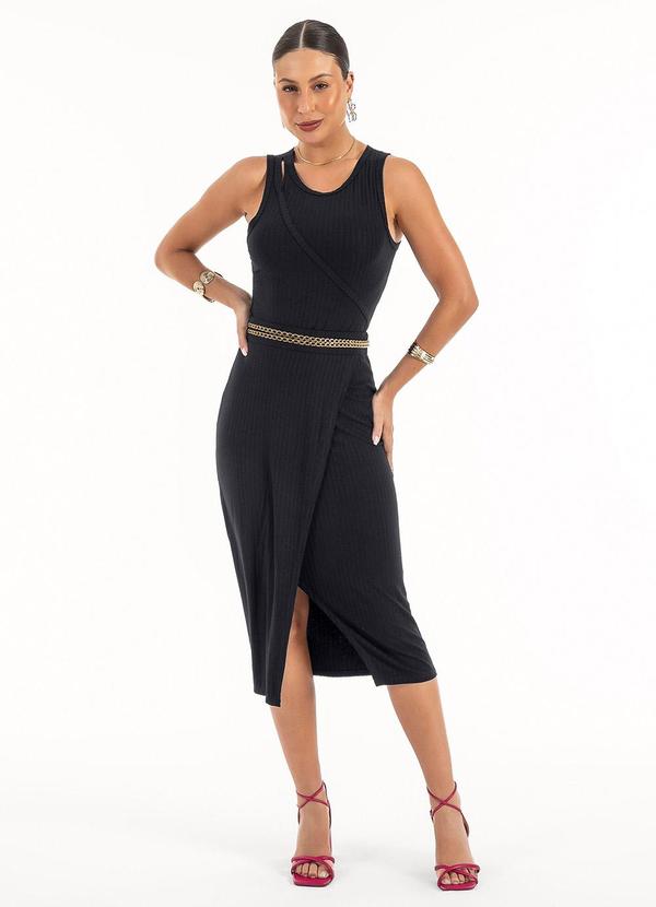 Habana - Regata em Canelado Preto 4